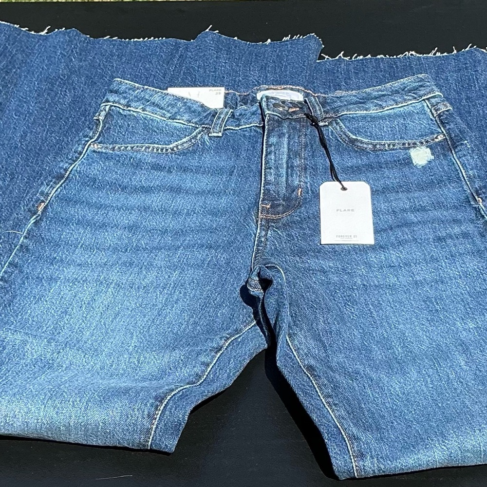 Forever 21 Flair Denim Jeans - Picture 3 of 6